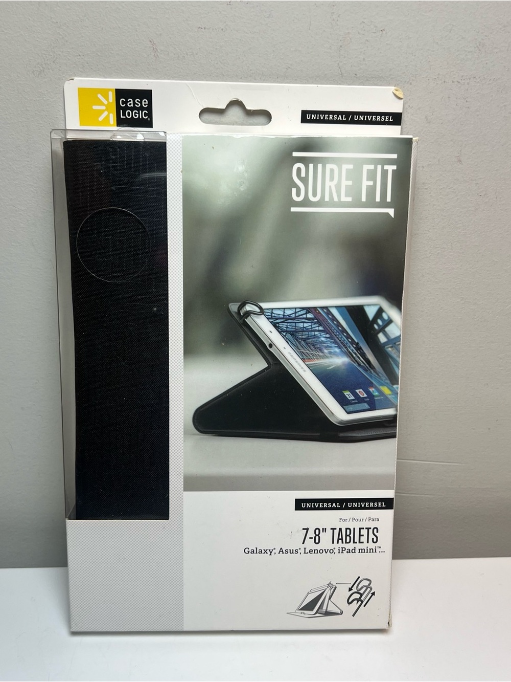 Case Logic Sure Fit Universal 7-8" Tablet Folio Case - Black